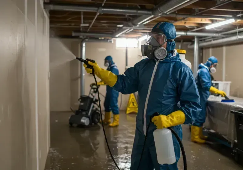 Basement Sanitization and Antimicrobial Treatment process in La Paz County, AZ